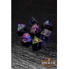 RAWBLADE ACRYLIC METALLIC SET DADOS RAINBOW (7)