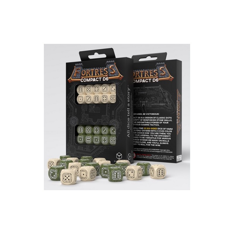 QW DADOS FORTRESS COMPACT D6 BEIGE OLIVE