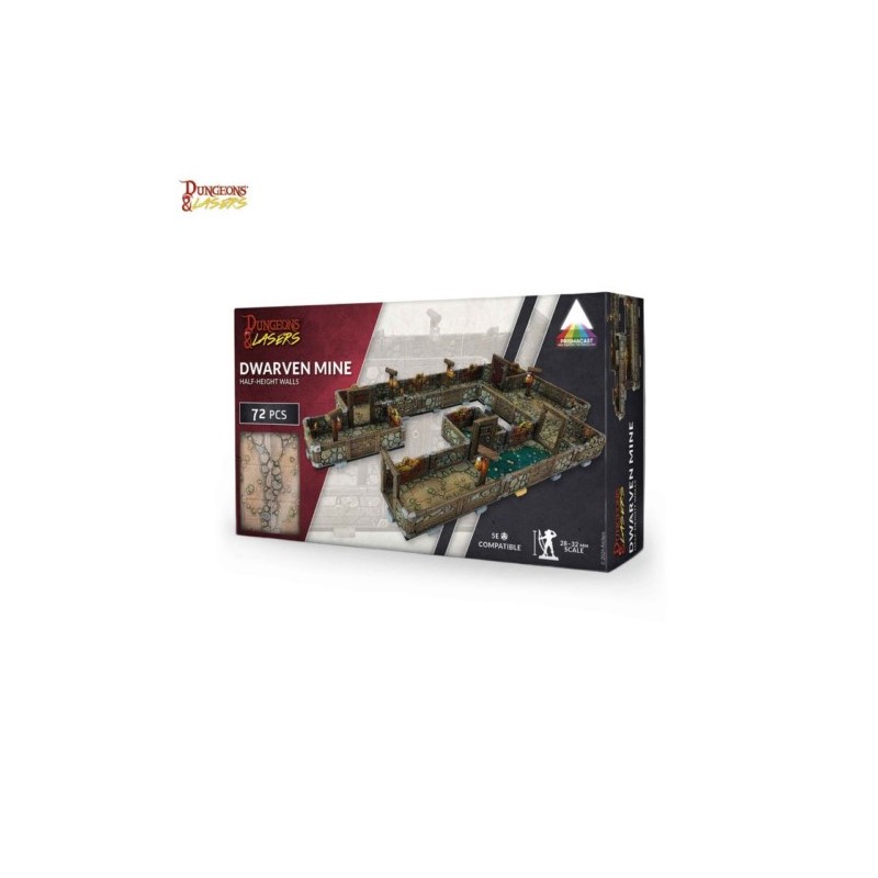 DUNGEON & LASERS: DWARVEN MINE PRISMA*PRE PINTADO *