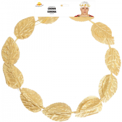 Corona César Oro Adulto | Accesorio para Disfraz - Color Dorado