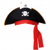 Gorro Pirata Negro Adulto | Completa tu Disfraz