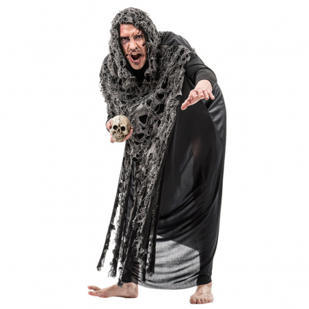 Capa Túnica Muerte Talla M/L - Terrorífica para Halloween
