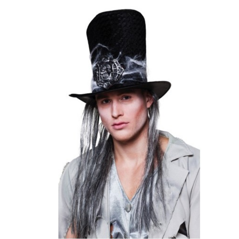 Chistera Sepulturero con Pelo Adulto