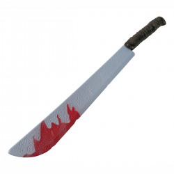 Machete con Sangre 74 cm.