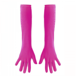 Guantes Largos Fucsia Adulto