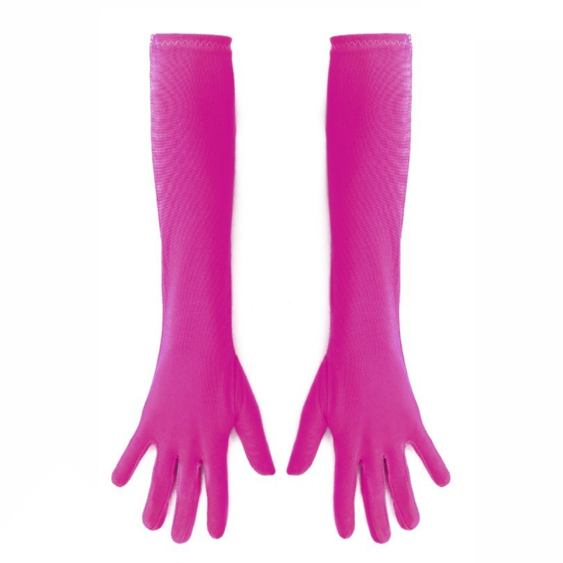 Guantes Largos Fucsia Adulto