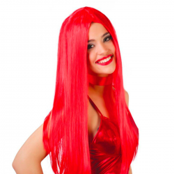 Peluca Melena Roja para adulto ideal para Halloween y fiestas