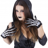 Guantes de Esqueleto Glow in Dark para Adulto, Brillan en la Oscuridad