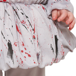 Disfraz de Payaso de Terror para Bebé detalle falda