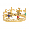 Corona de Rey Dorada Deluxe - Majestuosidad para Disfraces
