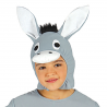 Niño vestido con disfraz de mula infantil, ideal para Navidad y obras de teatro.
