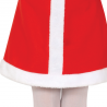 Disfraz de Mamá Noel infantil para niña - Vestido con sombrero y cinturón.