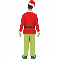 Disfraz Christmas Hater Adulto basado en el Grinch