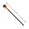 Varita de rey roja de 47cm ideal para disfraces medievales