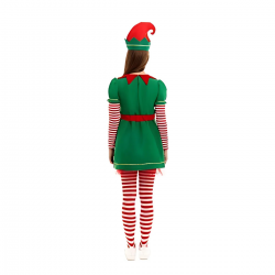 Disfraz de Elfa Polar para Mujer con Vestido y Gorro