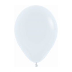 Globo Látex R12 Sempertex Fashion Sólido Blanco 30cm (Bolsa de 50 unidades)