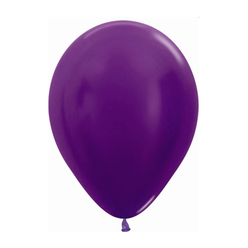 Globo Látex R12 Sempertex Violeta Metalizado - Bolsa de 50 Unidades