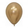 Globo Látex R12 Sempertex Reflex Dorado - Bolsa de 50 Unidades