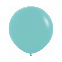 Globo Látex R36 Sempertex Fashion Aguamarina de 90 cm, perfecto para decoraciones modernas y elegantes.