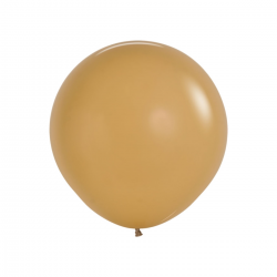 Globo Látex R36 Sempertex Fashion Latte de 90 cm, ideal para decoraciones cálidas y elegantes.