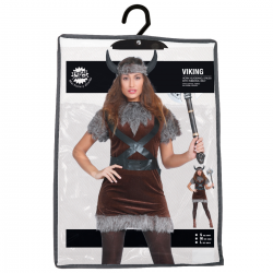 Disfraz de Vikinga para Mujer