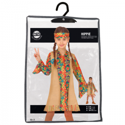 Disfraz de Hippie Niña