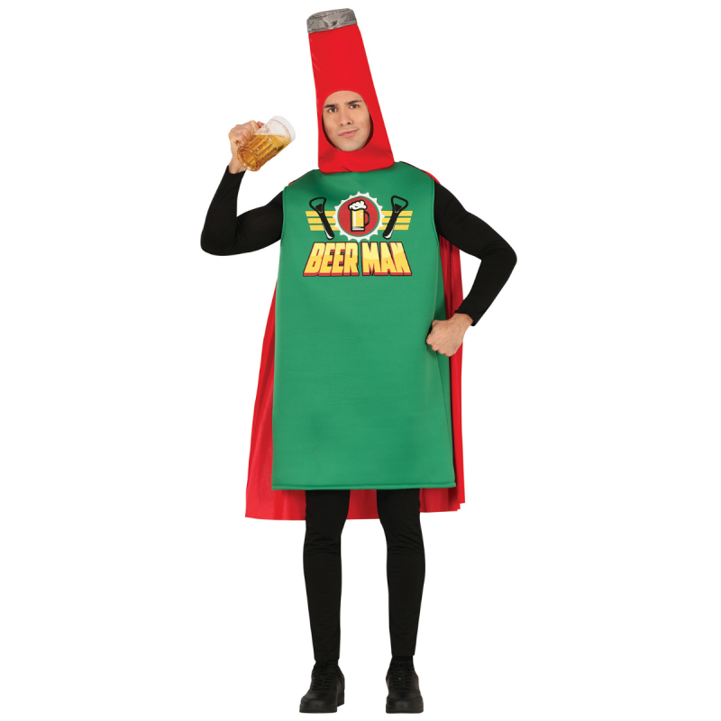 Disfraz de Botella de Cerveza Beerman