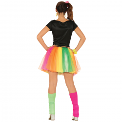 Disfraz de I LOVE 80 para mujer