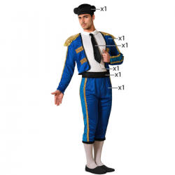 Disfraz de Torero Azul para Hombre