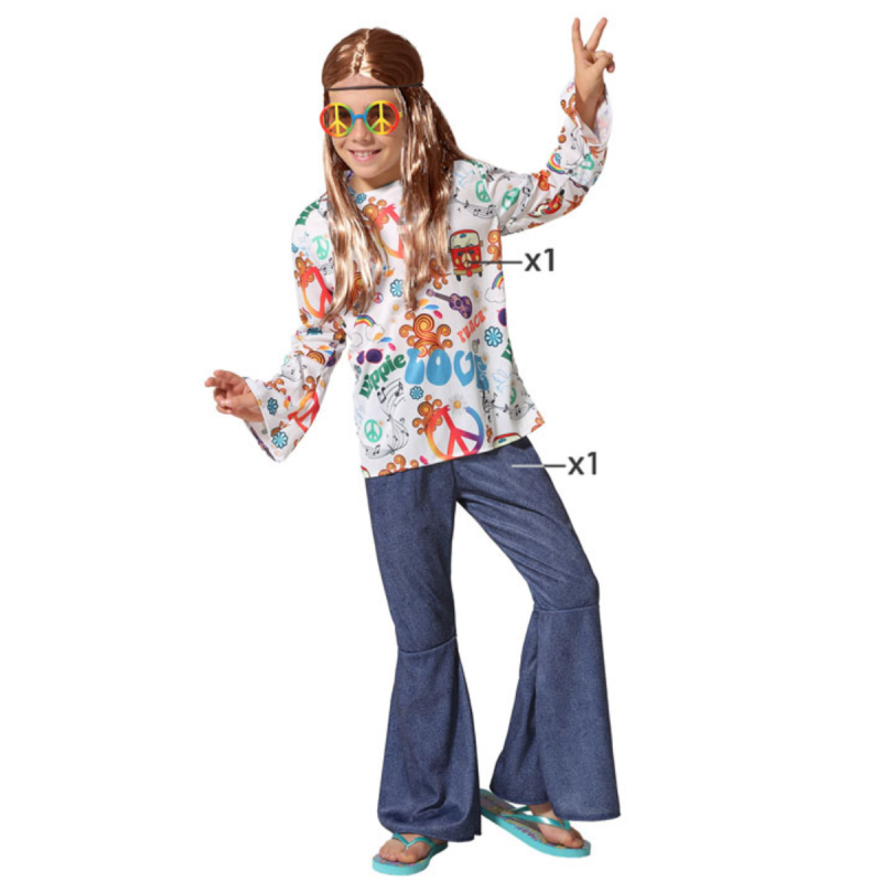 Disfraz de Hippie para Niño