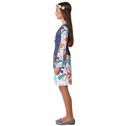 Disfraz de Hippie para Niña