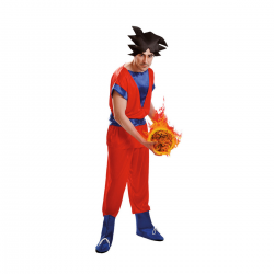 Disfraz Bola de Dragón Guerrero Saiyan Adulto
