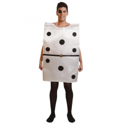 Disfraz de Ficha de Dominó para Adulto