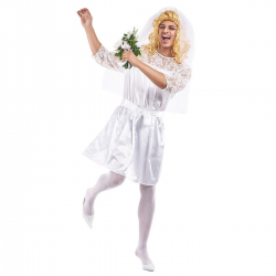 Disfraz de Novia para Hombre Adulto