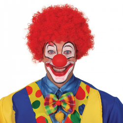 Peluca de Rizos Roja