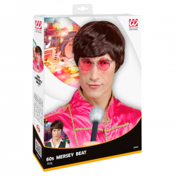 Peluca Mersey Beat Años 60