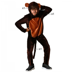 Disfraz de Mono Infantil Marrón