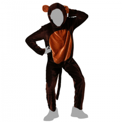 Disfraz de Mono Infantil Marrón