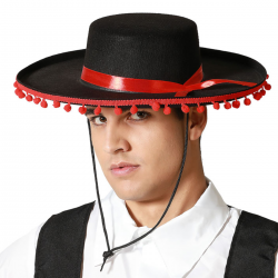 Sombrero Cordobés Negro 36 cm