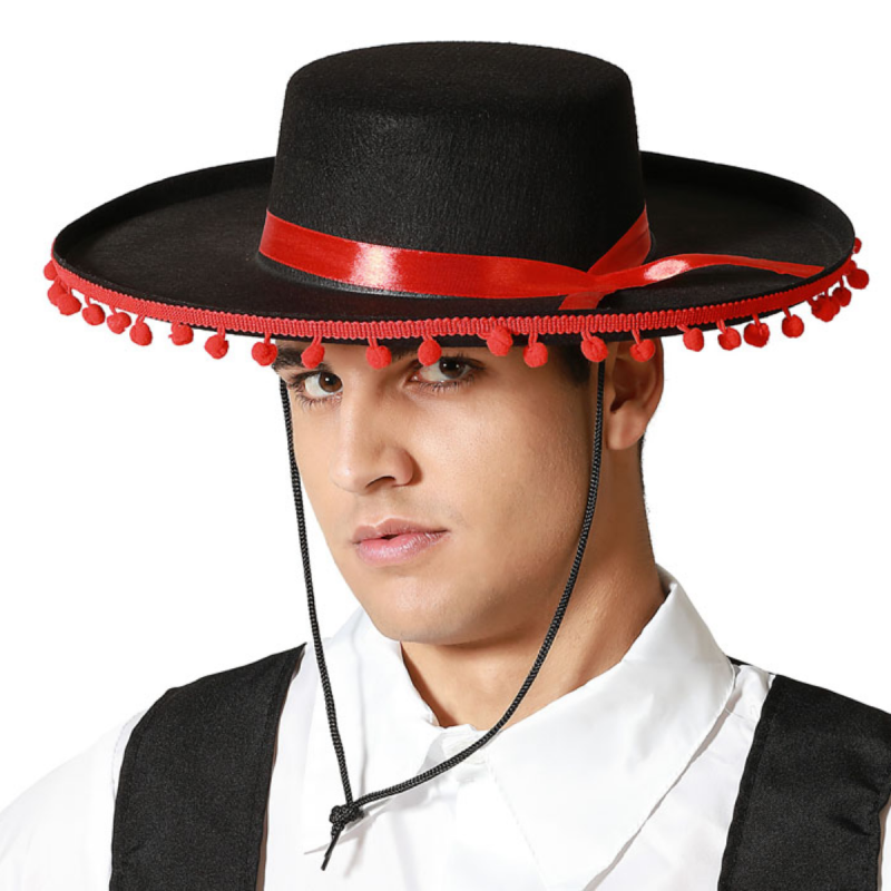 Sombrero Cordobés Negro 36 cm