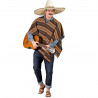 Poncho Reversible Western Vaquero 100x75 cm