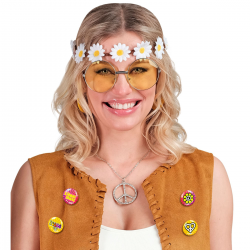 Juego de 4 Pines Hippie