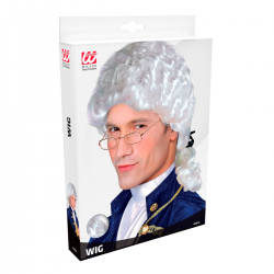 Peluca de Marqués Blanca