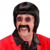 Peluca Music Man de los 60 con Bigote y Gafas