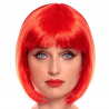 Peluca Bob Roja para Adulto