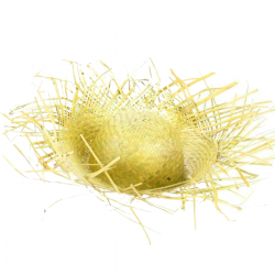 Sombrero de Paja Amarillo Adulto