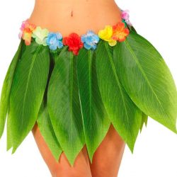 Falda Hawaiana de Hojas 38 cm