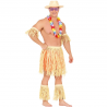 Conjunto Polinesio Falda y Accesorios Hawaianos