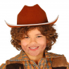 Sombrero Vaquero Infantil Marrón