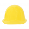 Casco Amarillo Obrero Adulto PVC